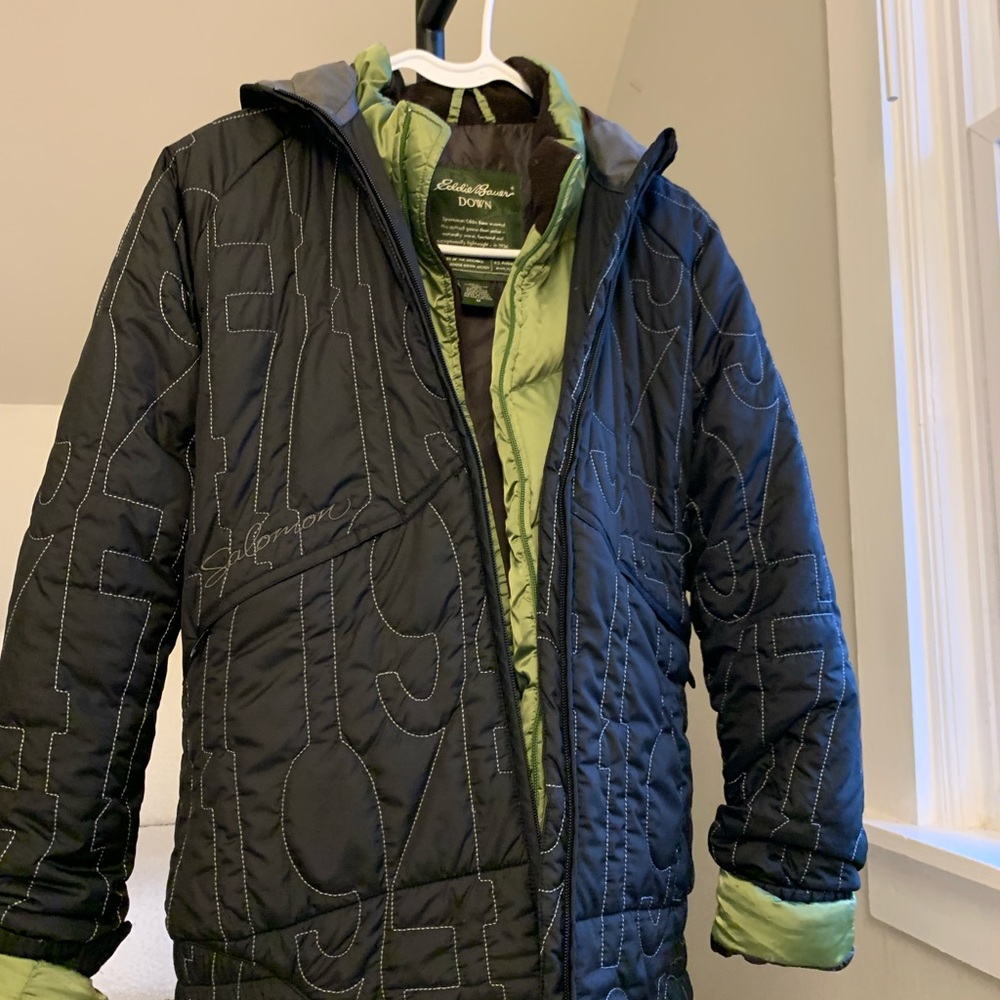 Salomon Ski Overcoat w/ Graphic Lettering